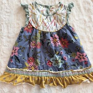 Matilda Jane Flying Colors Top Sz 6 SUPER CUTE! Choose your own path EUC DA